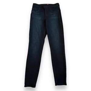 Spanx Jean-ish Leggings Stretch Denim Pull On Shaping Slimming Blue Size Small